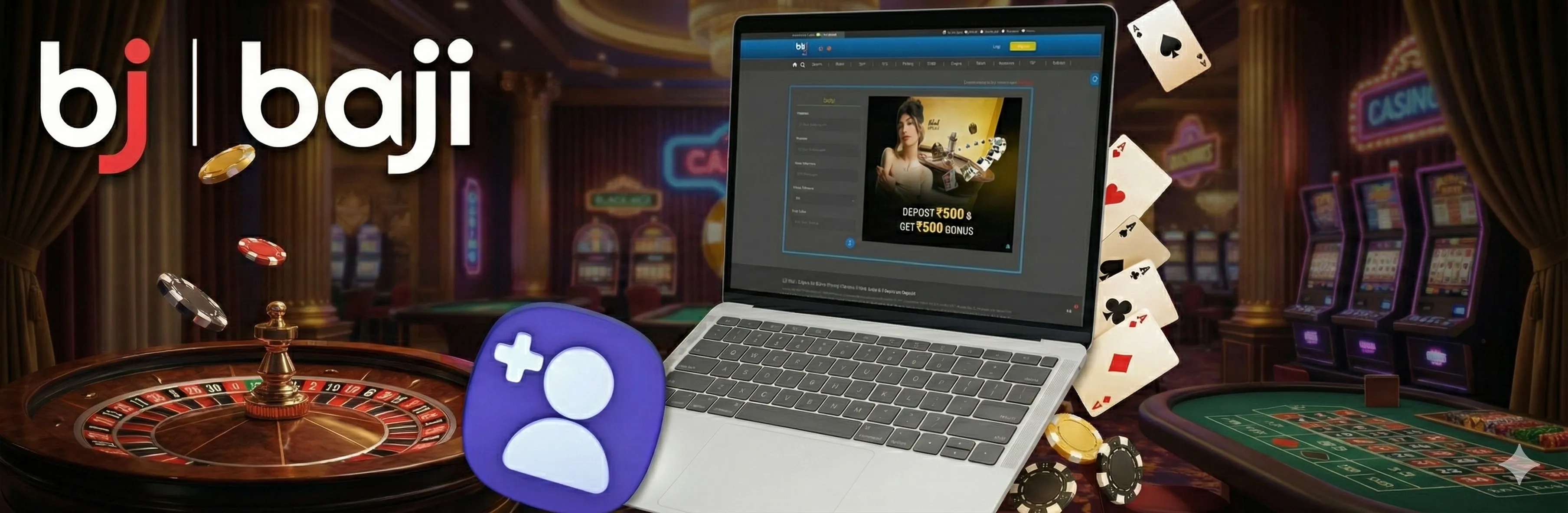 Baji casino login registration online